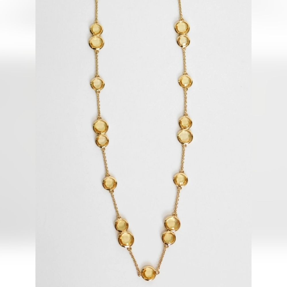 Kate Spade Gold Toned Faceted Necklace